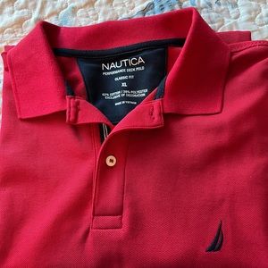 Mens Nautical Red shirt XL classic fit